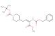 tert-butyl 4-(3-(benzyloxycarbonylamino)-4-methoxy-4-oxobut-2-enyl)piperidine-1-carboxylate