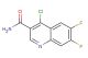 4-chloro-6,7-difluoroquinoline-3-carboxamide
