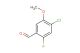 4-chloro-2-fluoro-5-methoxybenzaldehyde