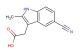 2-(5-cyano-2-methyl-1H-indol-3-yl)acetic acid