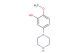 2-methoxy-5-(piperazin-1-yl)phenol