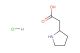2-(pyrrolidin-2-yl)acetic acid hydrochloride