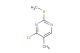 4-chloro-5-methyl-2-(methylthio)pyrimidine