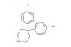 4-(4-bromophenyl)-4-(4-chlorophenyl)piperidine