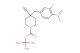 tert-butyl 4-cyano-4-(3-fluoro-4-nitrobenzyl)piperidine-1-carboxylate