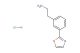 2-(3-(oxazol-2-yl)phenyl)ethanamine hydrochloride