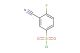 3-cyano-4-fluorobenzene-1-sulfonyl chloride