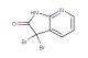 3,3-dibromo-1H-pyrrolo[2,3-b]pyridin-2(3H)-one