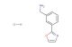 (3-(oxazol-2-yl)phenyl)methanamine hydrochloride