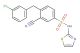 4-(3-chlorobenzyl)-3-cyano-N-(thiazol-2-yl)benzenesulfonamide