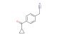 2-(4-(cyclopropanecarbonyl)phenyl)acetonitrile
