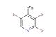 2,3,5-tribromo-4-methylpyridine