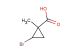 2-bromo-1-methyl-cyclopropanecarboxylic acid