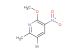 3-bromo-6-methoxy-2-methyl-5-nitropyridine