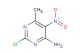 2-chloro-6-methyl-5-nitropyrimidin-4-amine