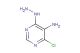 4-chloro-6-hydrazinylpyrimidin-5-amine