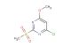 4-chloro-6-methoxy-2-(methylsulfonyl)pyrimidine