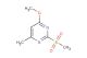 4-methoxy-6-methyl-2-(methylsulfonyl)pyrimidine