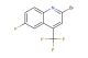 2-bromo-6-fluoro-4-(trifluoromethyl)quinoline