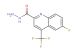 6-fluoro-4-(trifluoromethyl)quinoline-2-carbohydrazide