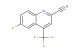 6-fluoro-4-(trifluoromethyl)quinoline-2-carbonitrile