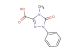 4-methyl-5-oxo-1-phenyl-4,5-dihydro-1H-1,2,4-triazole-3-carboxylic acid
