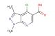 4-chloro-1,3-dimethyl-1H-pyrazolo[3,4-b]pyridine-5-carboxylic acid
