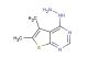 4-hydrazinyl-5,6-dimethylthieno[2,3-d]pyrimidine