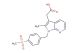 2-(2-methyl-1-(4-(methylsulfonyl)benzyl)-1H-pyrrolo[2,3-b]pyridin-3-yl)acetic acid