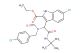 ethyl 3-(2-(tert-butylamino)-1-(N-(4-chlorobenzyl)formamido)-2-oxoethyl)-6-chloro-1H-indole-2-carboxylate