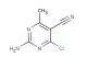 2-amino-4-chloro-6-methylpyrimidine-5-carbonitrile