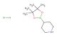 4-(4,4,5,5-tetramethyl-1,3,2-dioxaborolan-2-yl)piperidine hydrochloride