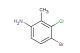 4-bromo-3-chloro-2-methylaniline