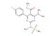 methyl 4-(4-fluorophenyl)-6-isopropyl-2-[(N-methyl-N-methylsulfonyl)amino]pyrimidine-5-carboxylate