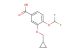 3-cyclopropylmethoxy-4-difluoromethoxybenzoic acid
