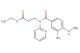 ethyl 3-(3-amino-4-(methylamino)-N-(pyridin-2-yl)benzamido)propanoate