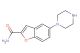 5-(piperazin-1-yl)benzofuran-2-carboxamide
