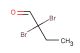 2,2-dibromobutanal