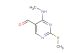 4-(methylamino)-2-(methylthio)pyrimidine-5-carbaldehyde