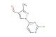 1-(2-chloropyrimidin-4-yl)-3-methyl-1H-pyrazole-4-carbaldehyde