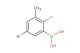 5-bromo-2-fluoro-3-methylphenylboronic acid