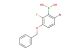 3-benzyloxy-6-bromo-2-fluorophenylboronic acid
