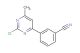 3-(2-chloro-6-methylpyrimidin-4-yl)benzonitrile