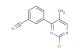 3-(2-chloro-5-methylpyrimidin-4-yl)benzonitrile