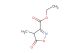 4-methyl-5-oxo-4,5-dihydro-isoxazole-3-carboxylic acid ethyl ester