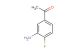 1-(3-amino-4-fluorophenyl)ethanone