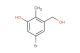 5-bromo-3-(hydroxymethyl)-2-methylphenol