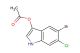 5-bromo-6-chloro-1H-indol-3-yl acetate