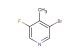 3-bromo-5-fluoro-4-methylpyridine