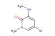5-bromo-1-methyl-3-(methylamino)pyridin-2(1H)-one